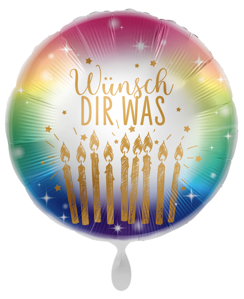 Folienballon - Wünsch dir was - ø 43cm